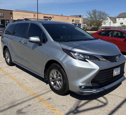 Silver 2021 Toyota Sienna XLE