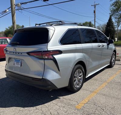Silver 2021 Toyota Sienna XLE