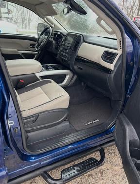 Blue 2023 Nissan Titan SV