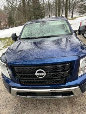 Blue 2023 Nissan Titan SV