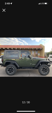 Green 2009 Jeep Wrangler X