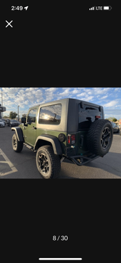 Green 2009 Jeep Wrangler X