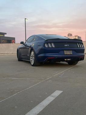 Blue 2015 Ford Mustang GT