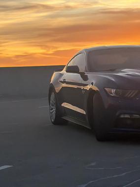 Blue 2015 Ford Mustang GT
