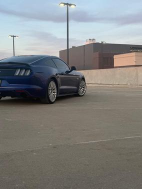 Blue 2015 Ford Mustang GT