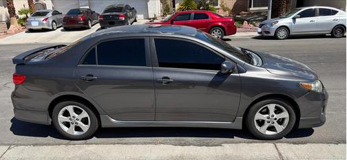 Gray 2012 Toyota Corolla S