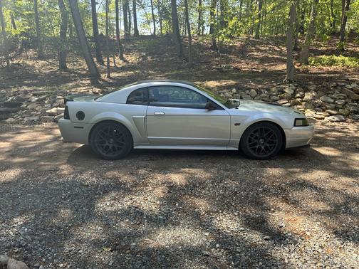 Silver 2002 Ford Mustang GT