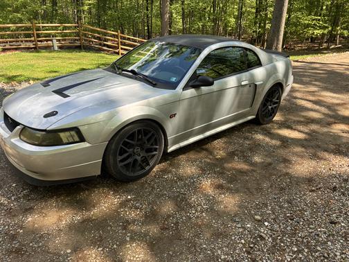 Silver 2002 Ford Mustang GT