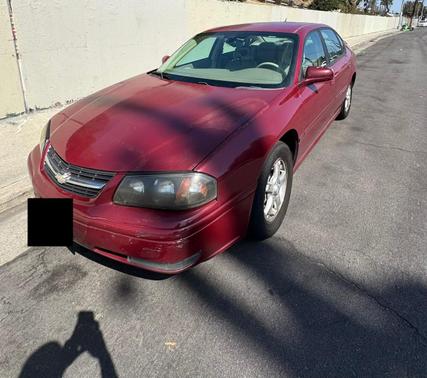Red 2005 Chevrolet Impala LS
