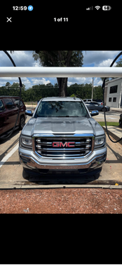 Silver 2018 GMC Sierra 1500 SLT