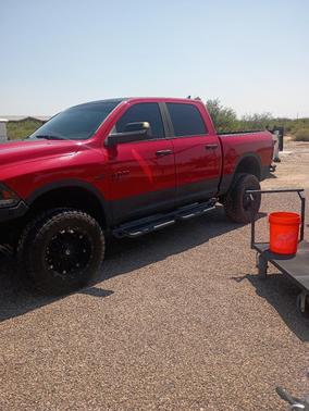 Red 2015 RAM 1500 Lone Star