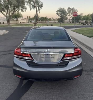 Gray 2013 Honda Civic LX
