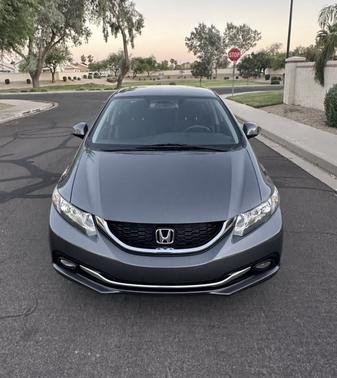 Gray 2013 Honda Civic LX