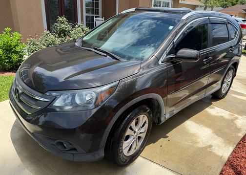 Brown 2014 Honda CR-V EX-L