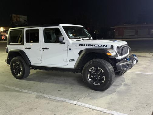 White 2024 Jeep Wrangler 4xe Rubicon