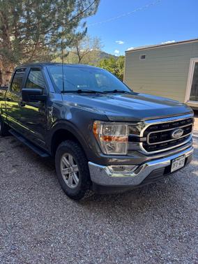 Gray 2022 Ford F-150 XLT