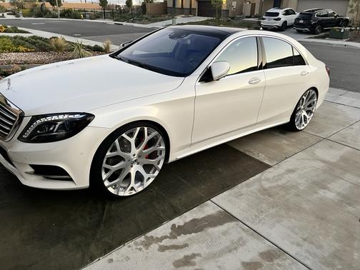 Beige 2014 Mercedes-Benz S-Class S 550