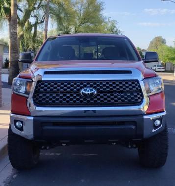 Red 2019 Toyota Tundra SR5