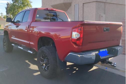 Red 2019 Toyota Tundra SR5