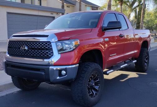 Red 2019 Toyota Tundra SR5