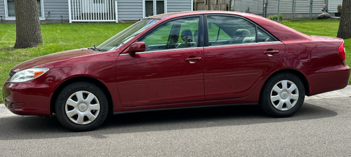Red 2003 Toyota Camry LE