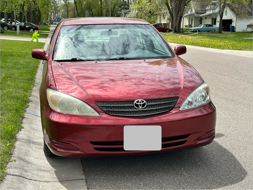 Red 2003 Toyota Camry LE