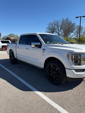 White 2022 Ford F-150 Platinum