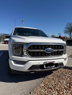 White 2022 Ford F-150 Platinum