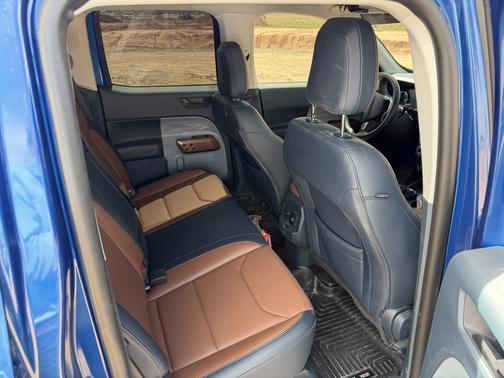 Blue 2024 Ford Maverick LARIAT