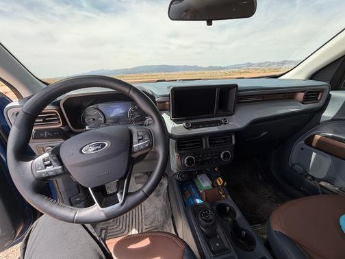 Blue 2024 Ford Maverick LARIAT