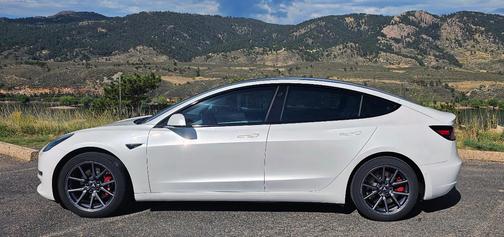 White 2020 Tesla Model 3 Long Range