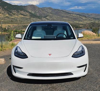White 2020 Tesla Model 3 Long Range