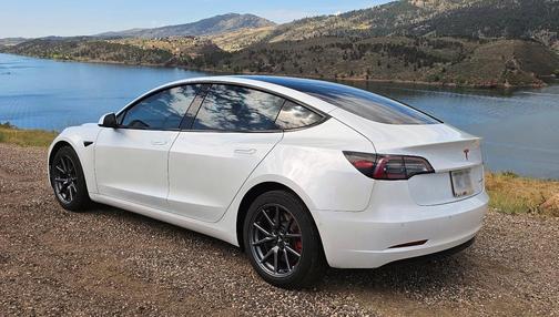 White 2020 Tesla Model 3 Long Range