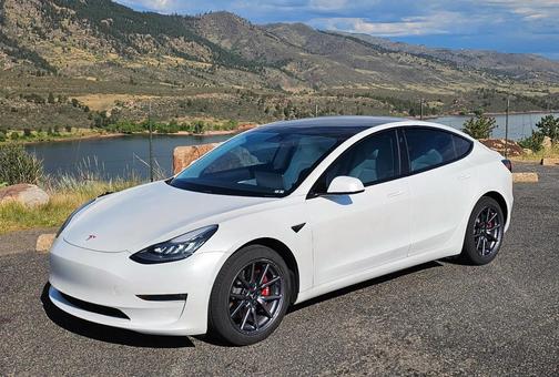 White 2020 Tesla Model 3 Long Range