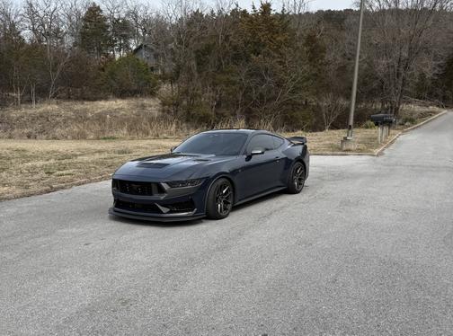 Blue 2025 Ford Mustang Dark Horse