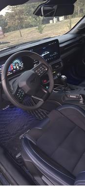 Blue 2025 Ford Mustang Dark Horse