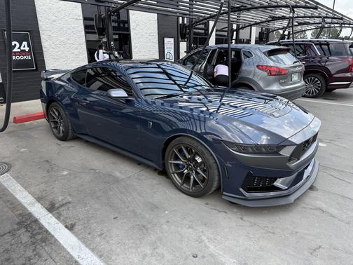 Blue 2025 Ford Mustang Dark Horse