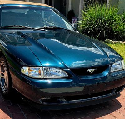 Green 1997 Ford Mustang GT