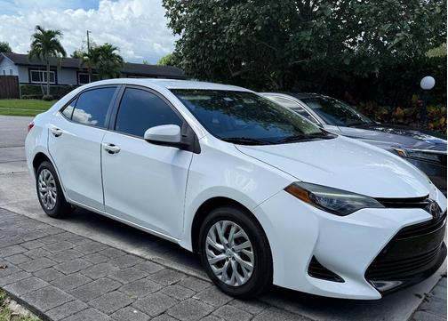 White 2017 Toyota Corolla LE