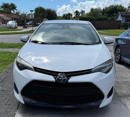 White 2017 Toyota Corolla LE