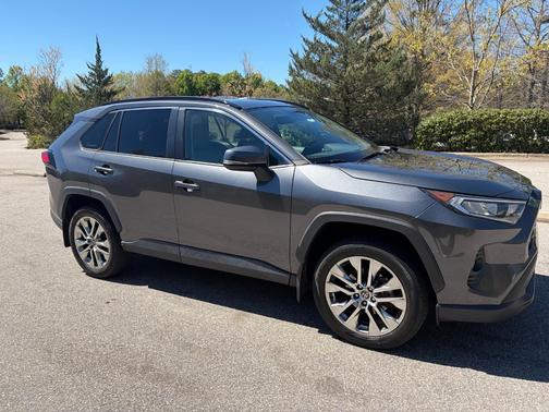 Gray 2021 Toyota RAV4 XLE Premium