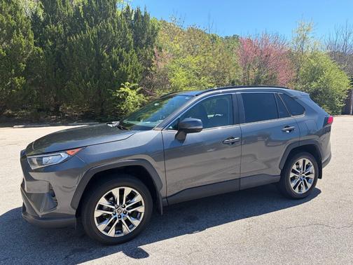 Gray 2021 Toyota RAV4 XLE Premium