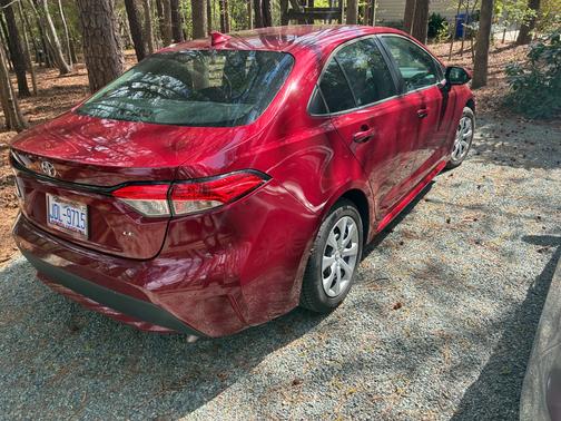 Red 2022 Toyota Corolla LE
