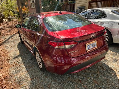 Red 2022 Toyota Corolla LE