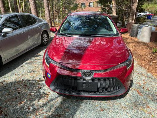 Red 2022 Toyota Corolla LE