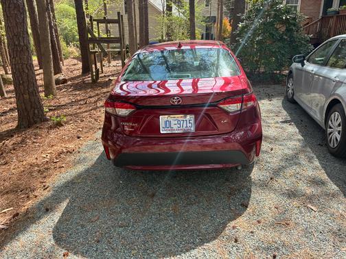 Red 2022 Toyota Corolla LE