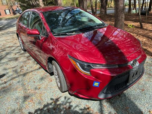 Red 2022 Toyota Corolla LE