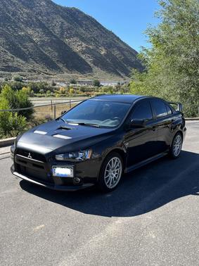 Black 2014 Mitsubishi Lancer Evolution GSR