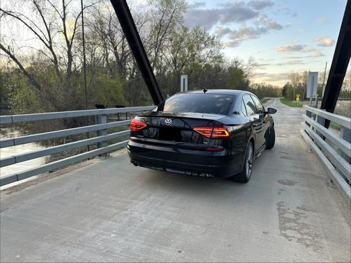 Black 2017 Volkswagen Passat 1.8T R-Line w/Comfort