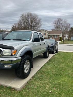 Silver 2003 Toyota Tacoma Double Cab